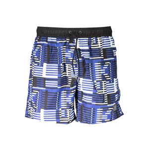 Karl Lagerfeld Blu Boxer de Natación de Poliéter para Hombre