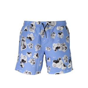 Boxer de natación para hombres Karl Lagerfeld Azzurro de poliéster