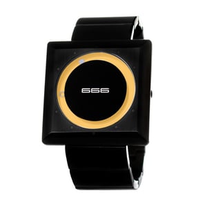 Reloj de Vestir de Acero Inoxidable Negro 666BARCELONA