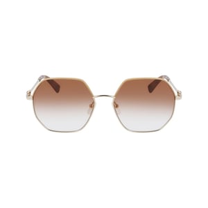 Gafas de Sol de Metal Dorado Longchamp