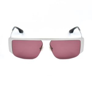 Gafas de sol grises de metal Victoria Beckham