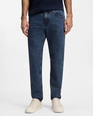 Jeans de Corte Regular Maine en Azul Medio