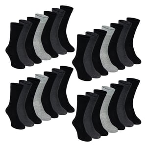 Pack de 7 Calcetines Clásicos para Hombre - Calcetines de Vestir Suaves y Transpirables