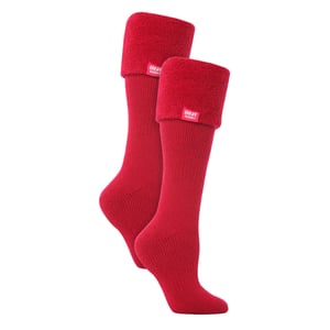 Calcetines de bota Wellington para mujer, pack de 2, con interior suave cepillado.