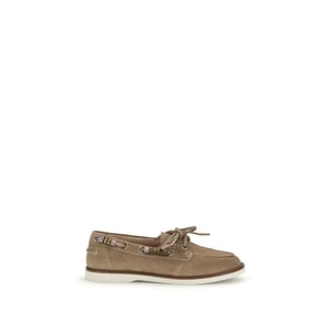 Mocasines PINKO de piel de ternera beige Bos Taurus de slip-on