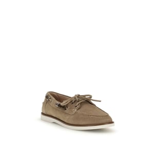 Mocasines PINKO de piel de ternera beige Bos Taurus de slip-on