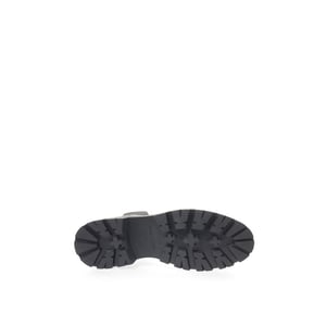 Botas Chelsea de cuero negro y blanco Alexander McQueen