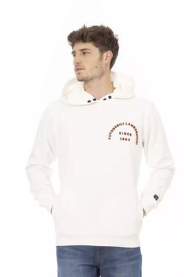 Suéter de Hombre de Algodón Blanco Automobili Lamborghini