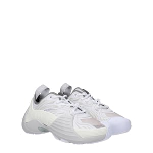 Zapatillas deportivas de cuero blanco Lanvin