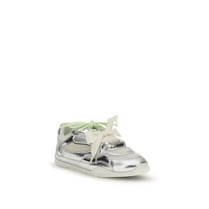Zapatillas deportivas PINKO de cuero de ternera plateado Bos Taurus