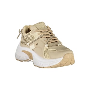 Zapatillas de mujer de poliéster beige Laura Biagiotti