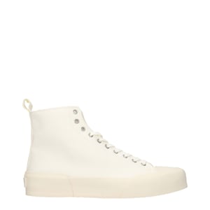 Zapatillas altas de tela beige Jil Sander