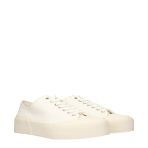 Zapatillas bajas de tela beige Jil Sander