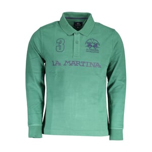 Camisa Polo para Hombre de Algodón Verde La Martina