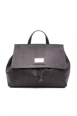 Bolso de Hombro para Mujer Pompei Donatella de Cuero Gris