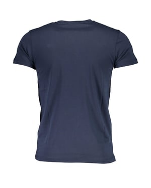 Camiseta de algodón azul Roberto Cavalli