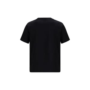 Camiseta de algodón negra Burberry