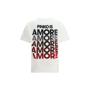 Camiseta de Algodón Blanca PINKO