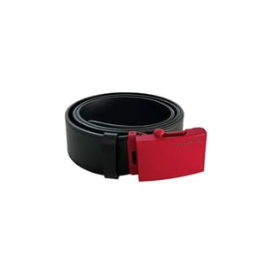 Cinturón de cuero negro para hombre Borbonese