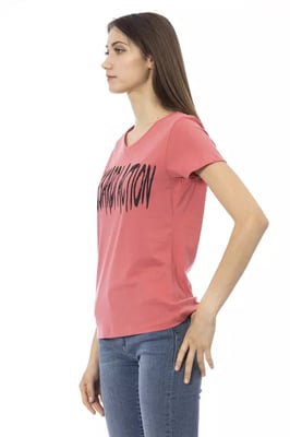 Camiseta de algodón multicolor Trussardi Action