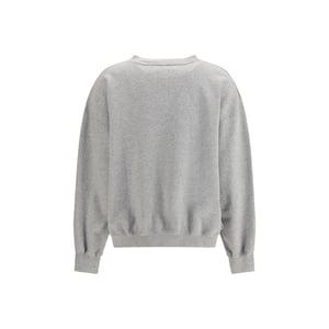 Sudadera de Algodón Gris Ganni
