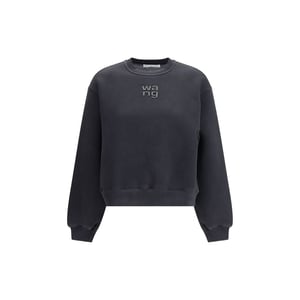 Sudadera de algodón negra Alexander Wang