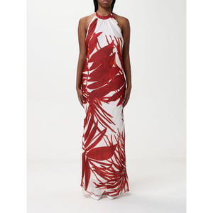 Vestido casual de seda roja Hanita