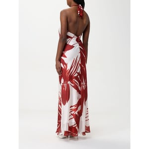 Vestido casual de seda roja Hanita