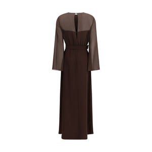 Vestido Casual de Poliéster Marrón P.A.R.O.S.H.