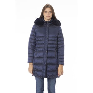 Chaquetas y abrigo de poliéster azul claro Baldinini Trend