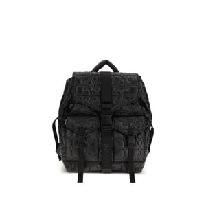 Mochila de Poliamida Negra Ganni