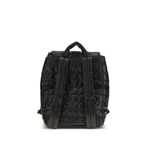 Mochila de Poliamida Negra Ganni