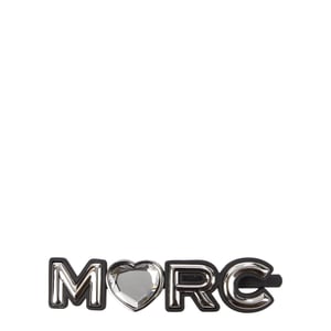 Clip para el cabello de latón gris Marc Jacobs