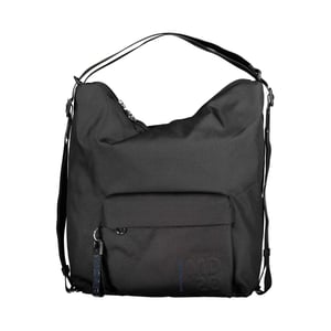 Bolso de hombro de poliéster negro Mandarina Duck