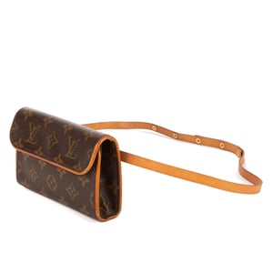 Louis Vuitton Florentine  en Brown Lienzo recubierto