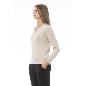 Suéter de mujer Baldinini Trend de poliamida beige