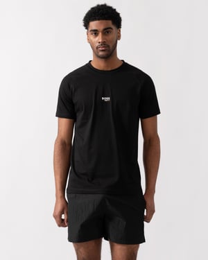 Camiseta ajustada en negro