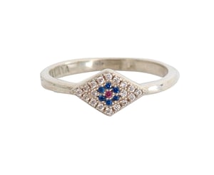Anillo Ojo Maligno de Plata Esterlina Smy11061
