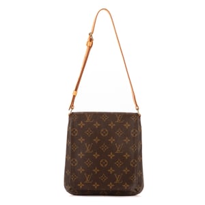 Louis Vuitton Musette Salsa  en Brown Lienzo recubierto