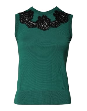 Top de punto sin mangas Lacetrim