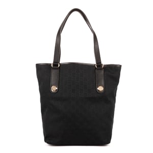 Gucci Charmy Tote  en Black Lienzo
