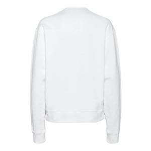 Sudadera Blanca De Corte Moderno Con El Logotipo De Milano De Dsquared2