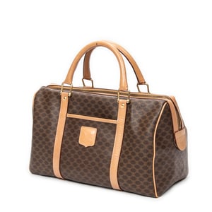 Celine Medium Boston  en Beige Lienzo recubierto
