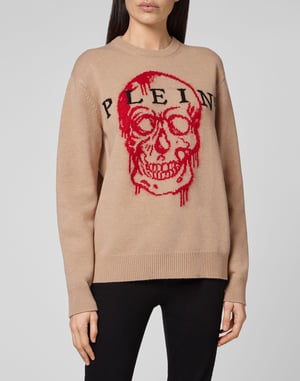 Jersey Cuello Redondo Skull