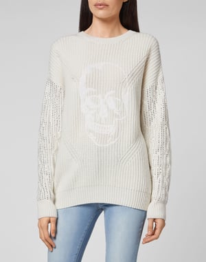 Jersey Cuello Redondo Skull