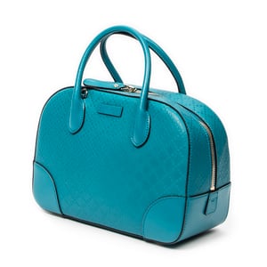 Gucci Boston Top Handle  en Verde azulado Cuero de ternero