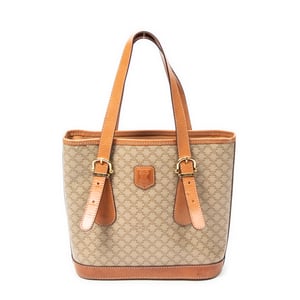 Celine Vintage Small Shopping Tote  en Beige Lienzo recubierto