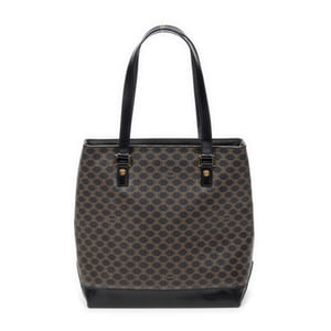 Celine Shopping Tote  en Negro Lienzo recubierto