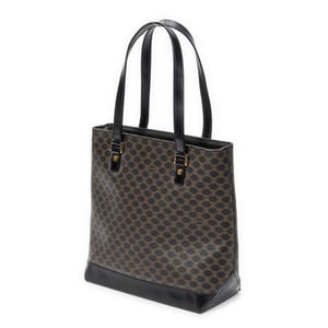Celine Shopping Tote  en Negro Lienzo recubierto