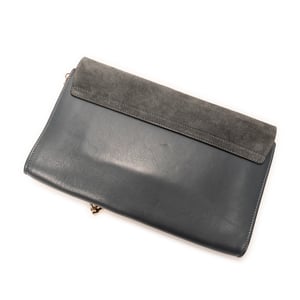Chloé Faye Clutch  en Azul Cuero de ternero